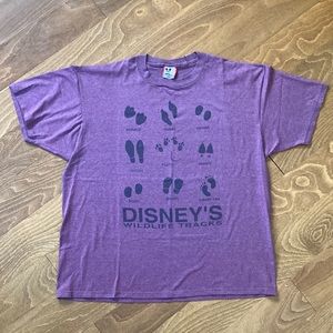 Vintage Disney’s Wildlife Tracks Shirt Size XXL